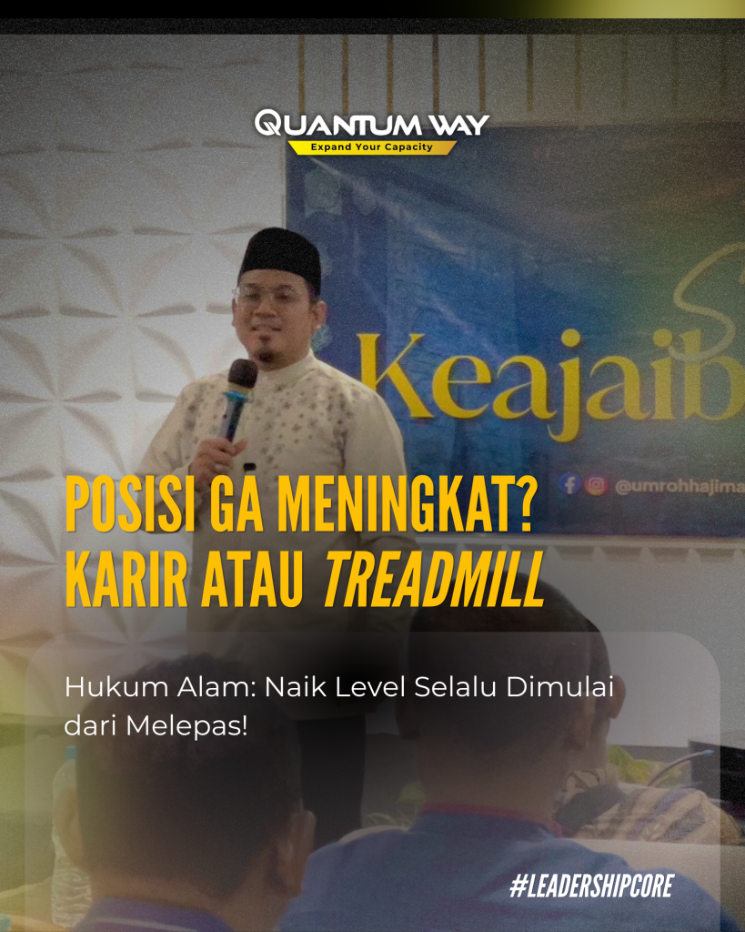 Stuck di Posisi Itu-Itu Aja? Hukum Alam: Naik Level Selalu Dimulai dari Melepas!